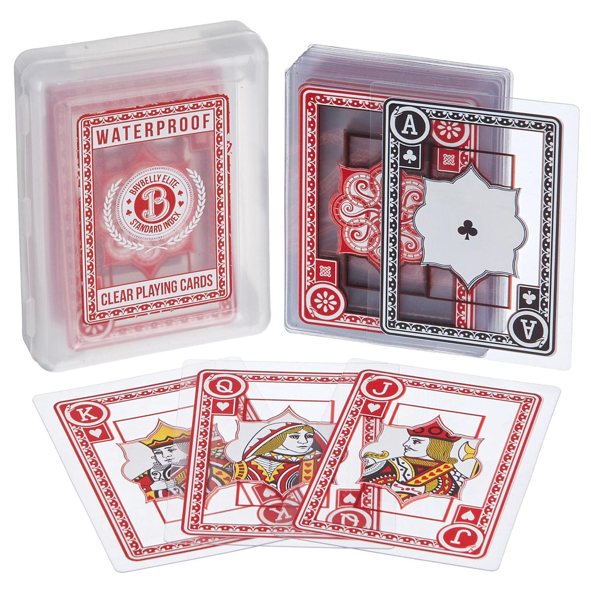 Waterproof Clear Playing Cards from Church of Craps