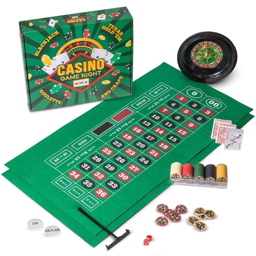 Casino Game Night - 4 Games in 1