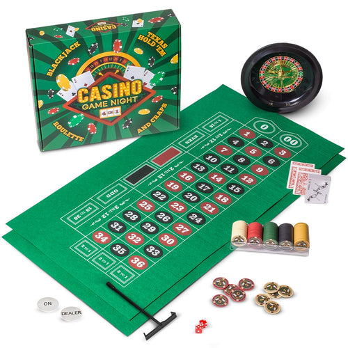 Casino Game Night - 4 Games in 1