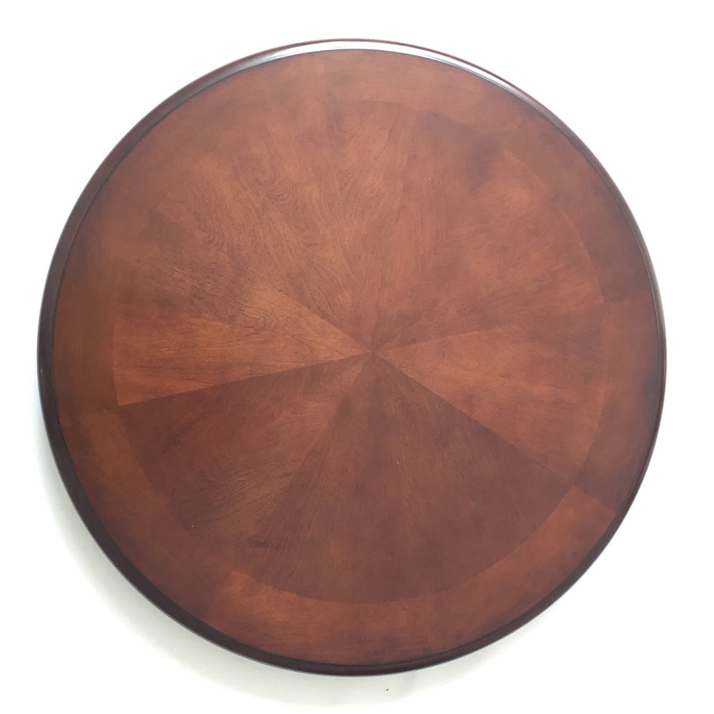 Bridgeport 48-in Poker Table and Dining Top with 4 Arm Chairs - Walnut Finish - Church of Craps
