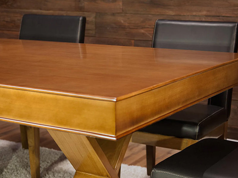Game Theory Tables Helmsley Game Table with Dining Top - Walnut - Church of Craps