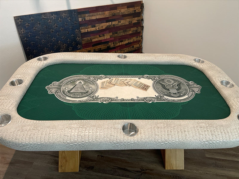 Game Theory Tables Helmsley Game Table with Dining Top - Walnut - Church of Craps