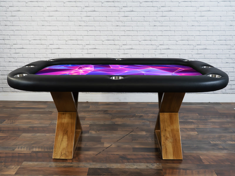 Game Theory Tables Helmsley Game Table with Dining Top - Walnut - Church of Craps