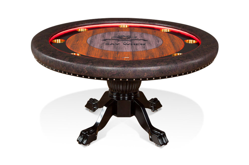 BBO Ginza LED Round Poker Table - Church of Craps