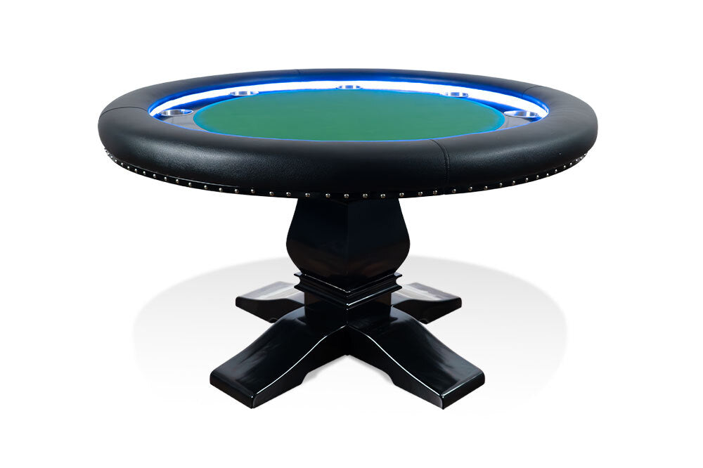 BBO Ginza LED Round Poker Table - Church of Craps