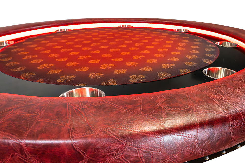 BBO Ginza LED Round Poker Table - Church of Craps
