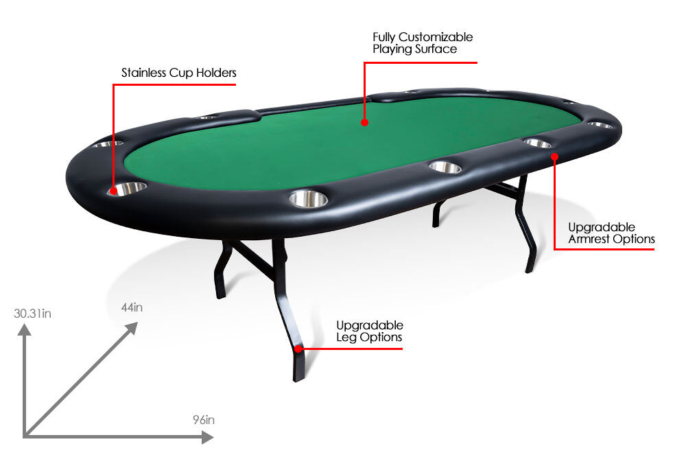 BBO Aces Pro Tournament Poker Table - Church of Craps